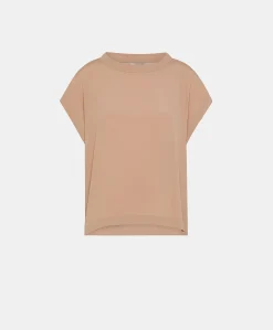 Donne Momonì Bluse E Camicie-Blusa Curacao In Acetato Seta - Nudo