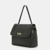 Donne Momonì Borse E Pochette-Borsa Flore In Pelle - Nero
