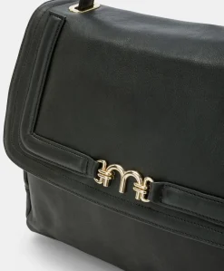 Donne Momonì Borse E Pochette-Borsa Flore In Pelle - Nero