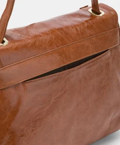 Donne Momonì Borse E Pochette-Borsa Flore In Pelle Naplack - Bruciato
