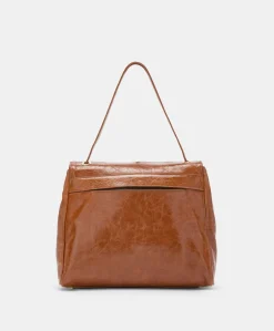 Donne Momonì Borse E Pochette-Borsa Flore In Pelle Naplack - Bruciato