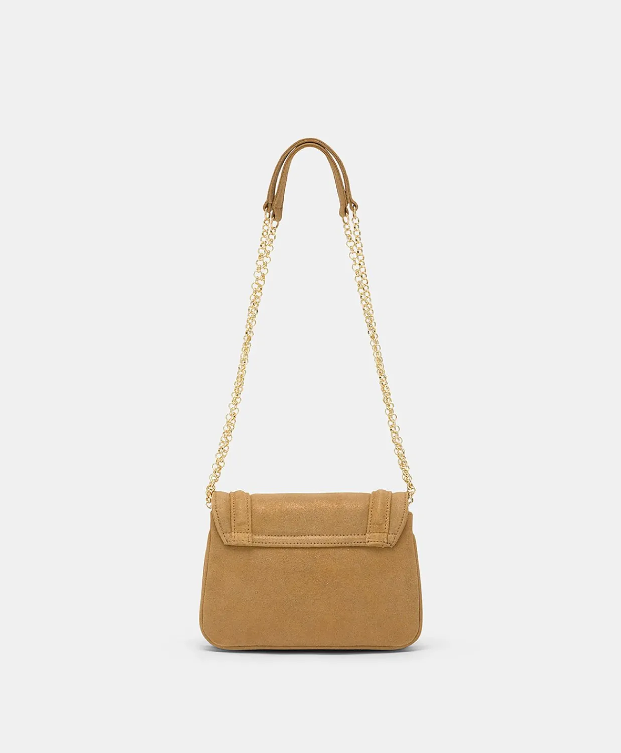 Donne Momonì Borse E Pochette-Borsa Mimi Flore In Pelle Lame' - Caramello