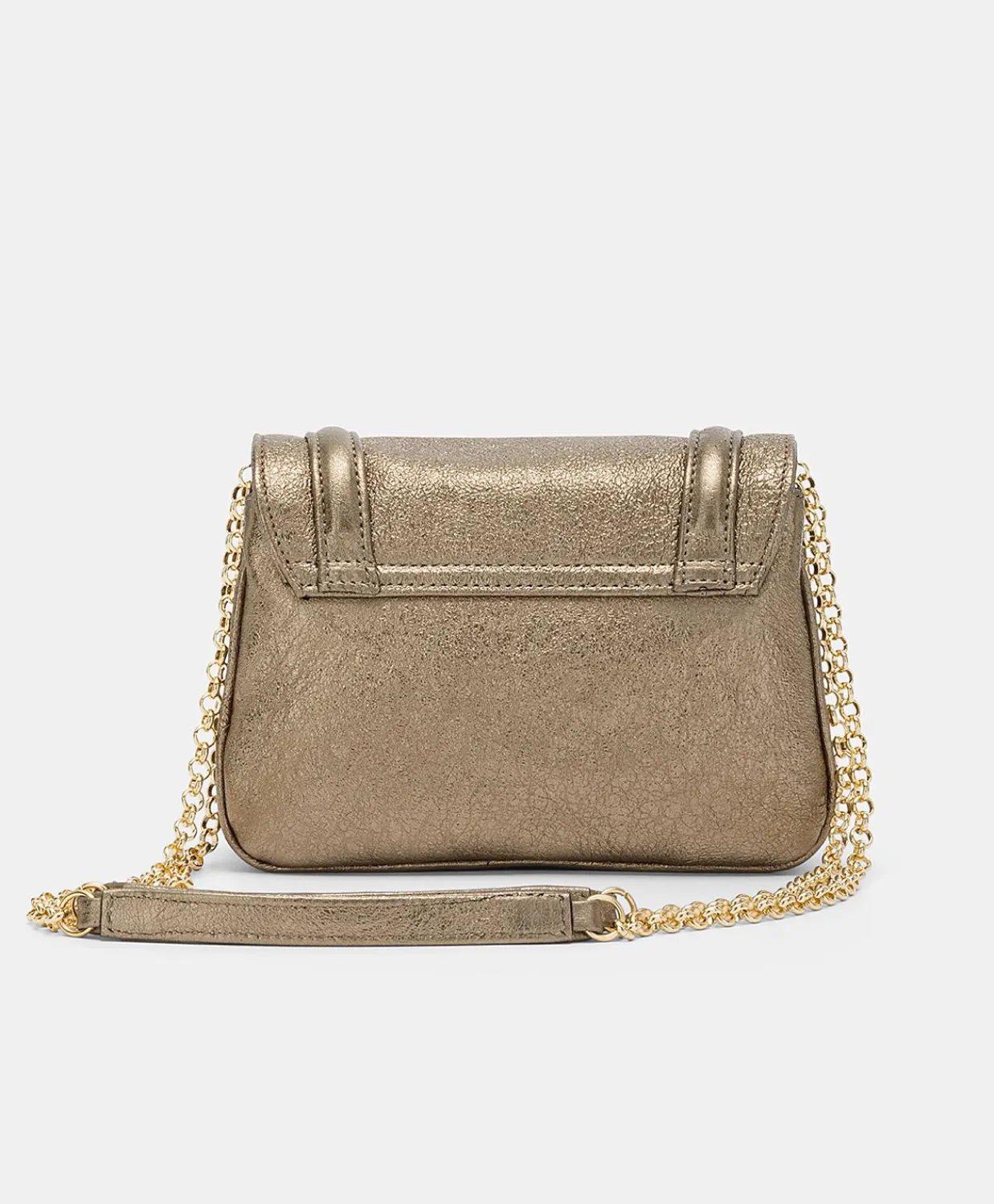 Donne Momonì Borse E Pochette-Borsa Mimi Flore In Pelle Laminata - Canna Fucile