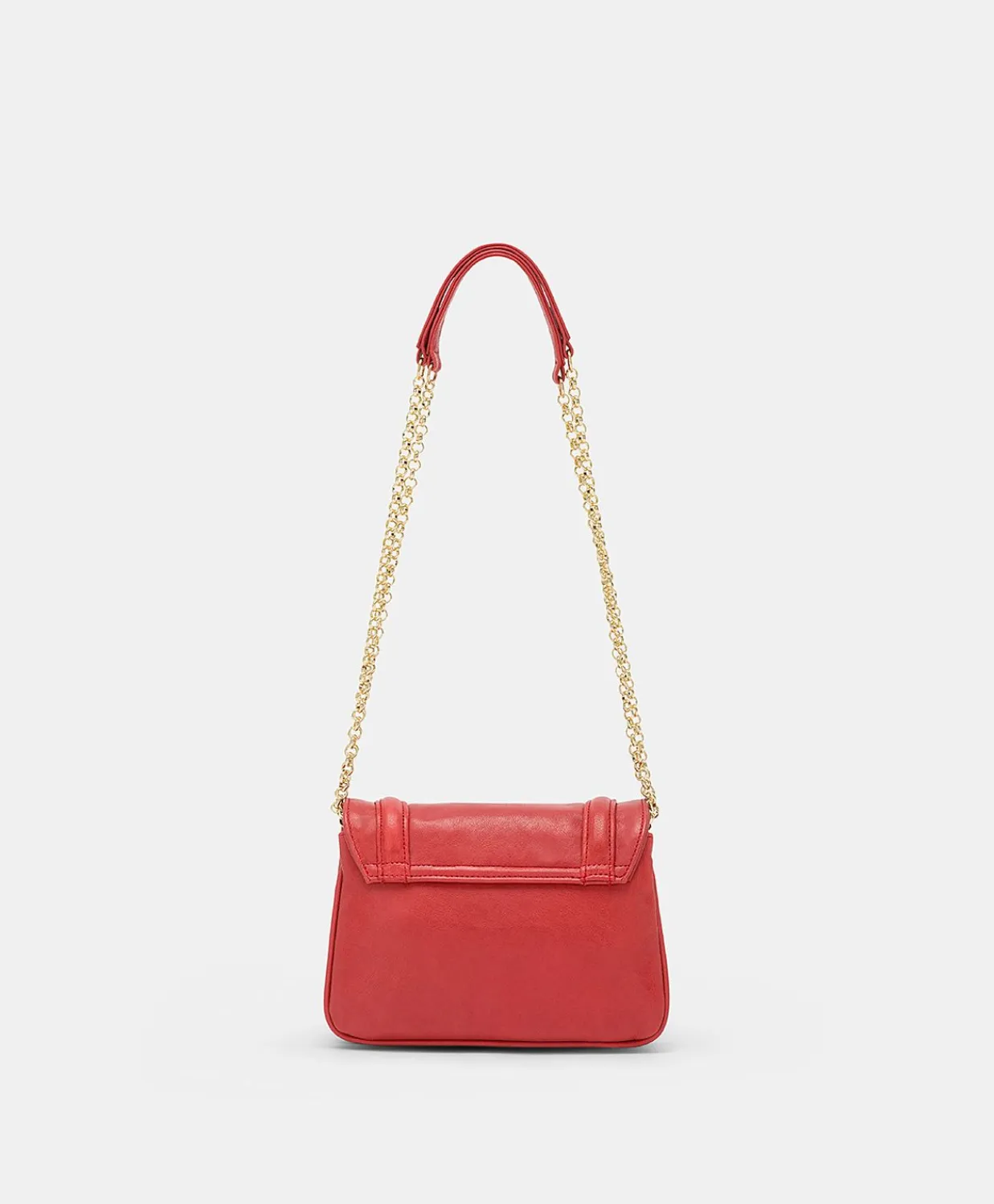 Donne Momonì Borse E Pochette-Borsa Mimi Flore In Pelle - Rouge