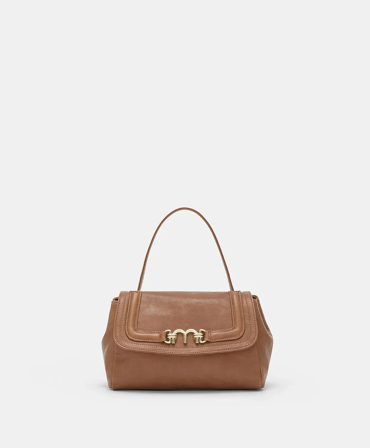 Donne Momonì Borse E Pochette-Borsa Petit Flore In Pelle - Cuoio