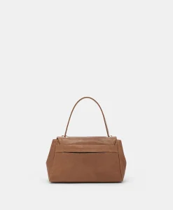 Donne Momonì Borse E Pochette-Borsa Petit Flore In Pelle - Cuoio