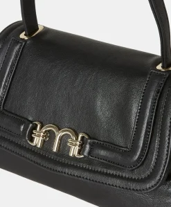 Donne Momonì Borse E Pochette-Borsa Petit Flore In Pelle - Nero