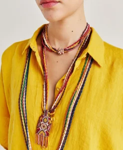 Donne Momonì Bluse E Camicie-Camica Elafonissi In Lino - Giallo Sole