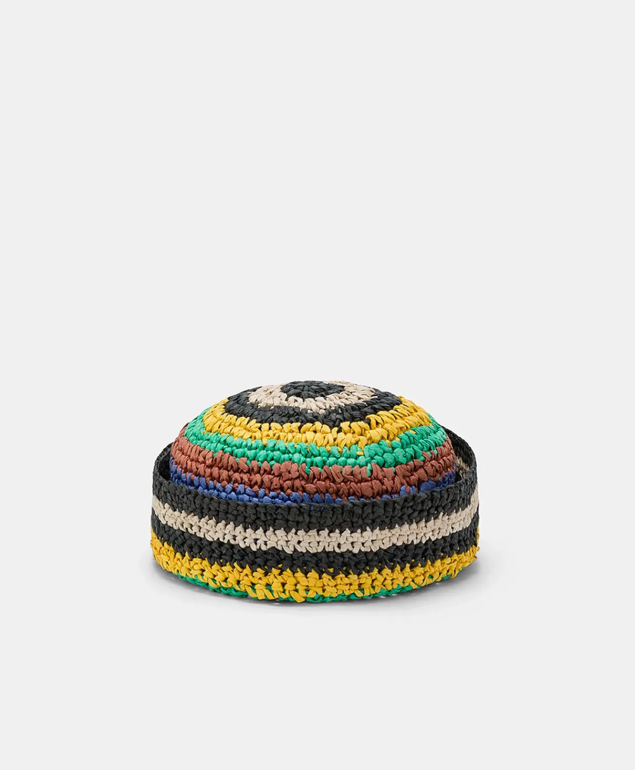 Donne Momonì Cappelli-Cappello Conejitax In Raffia A Righe - Multicolor