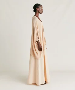 Donne Momonì Maglieria-Cardigan Divina Perlata Lurex - Cipria