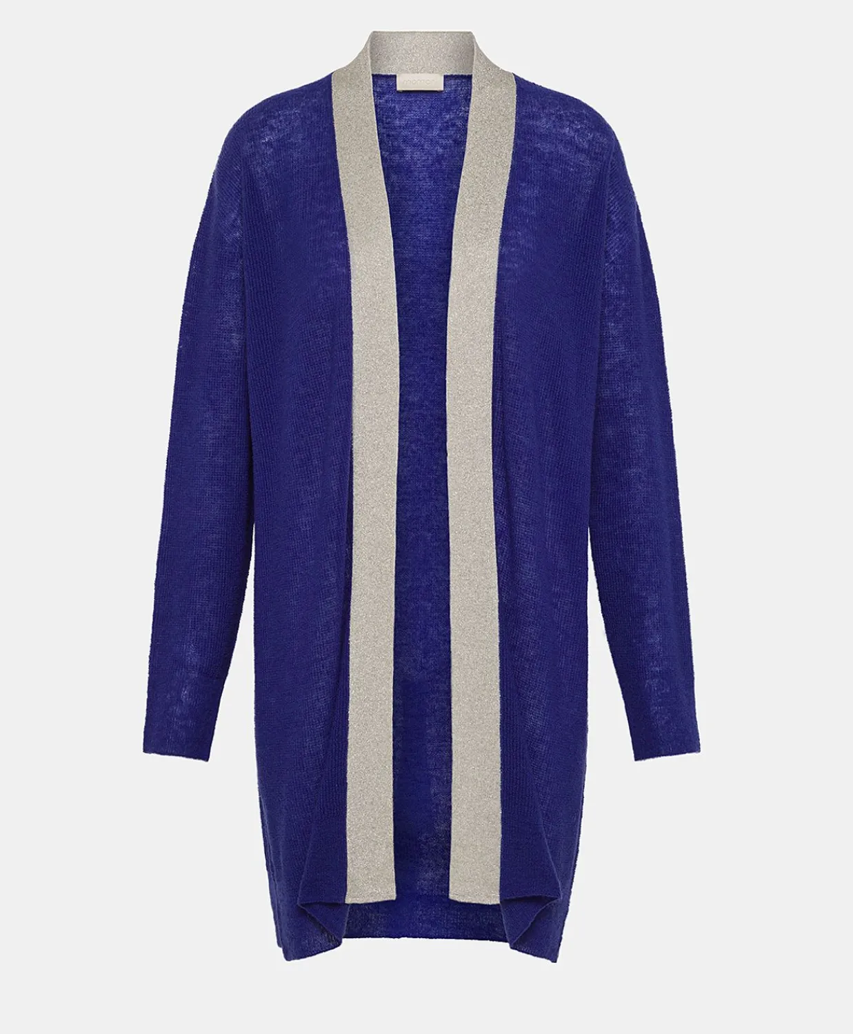 Donne Momonì Maglieria-Cardigan Flossy Perlata Dettagli Lurex - Bluette