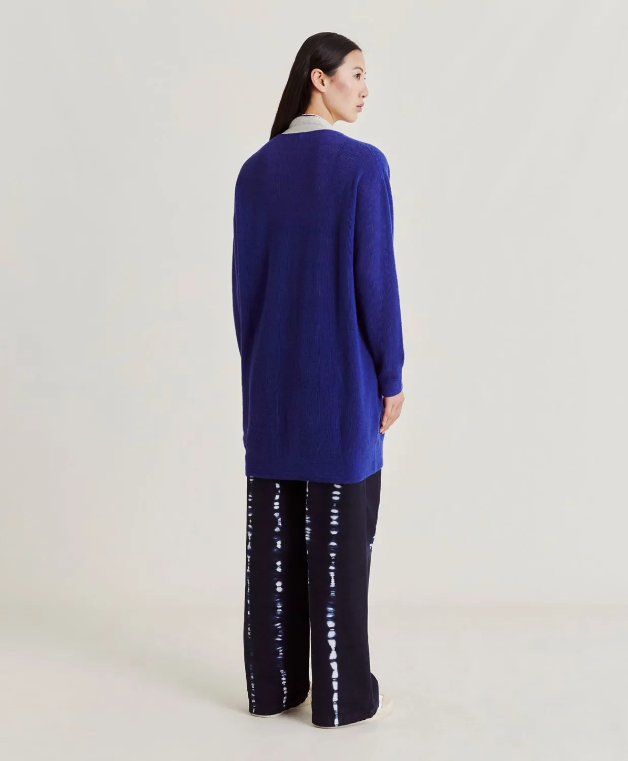 Donne Momonì Maglieria-Cardigan Flossy Perlata Dettagli Lurex - Bluette