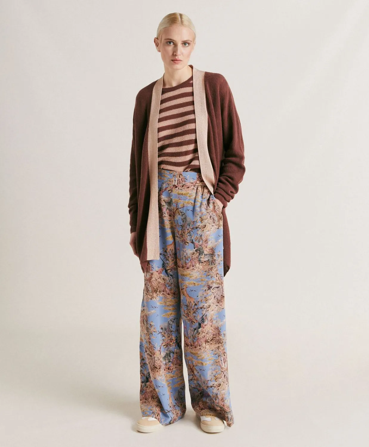 Donne Momonì Maglieria-Cardigan Flossy Perlata Dettagli Lurex - Glace'