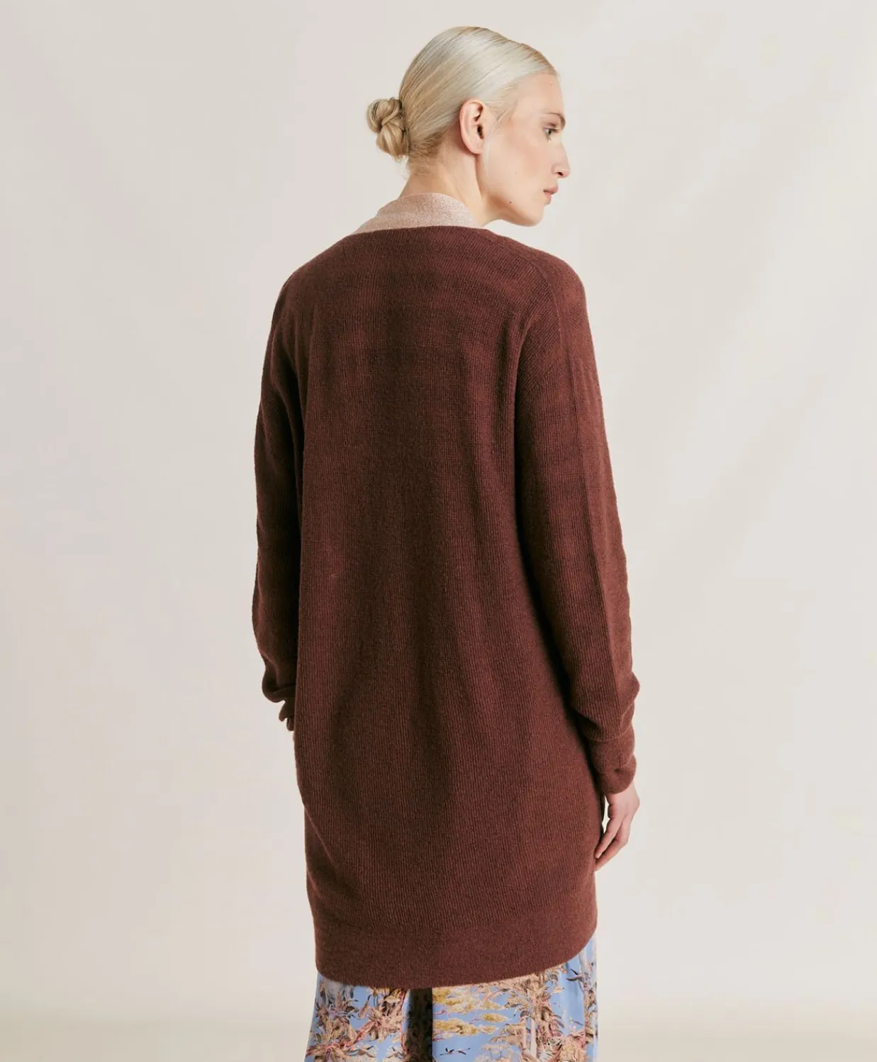 Donne Momonì Maglieria-Cardigan Flossy Perlata Dettagli Lurex - Glace'
