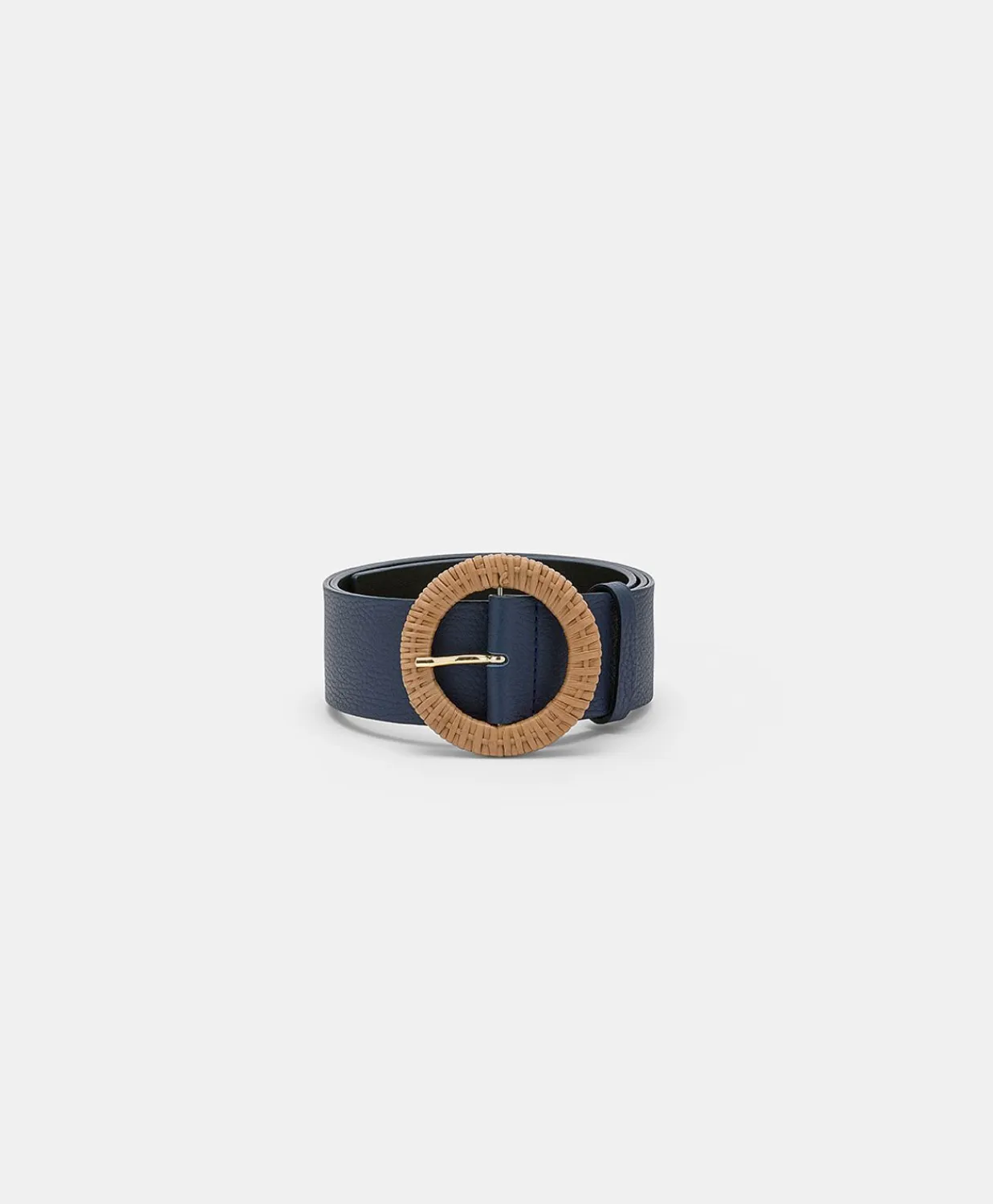 Donne Momonì Cinture-Cintura Adah In Pelle - Blu
