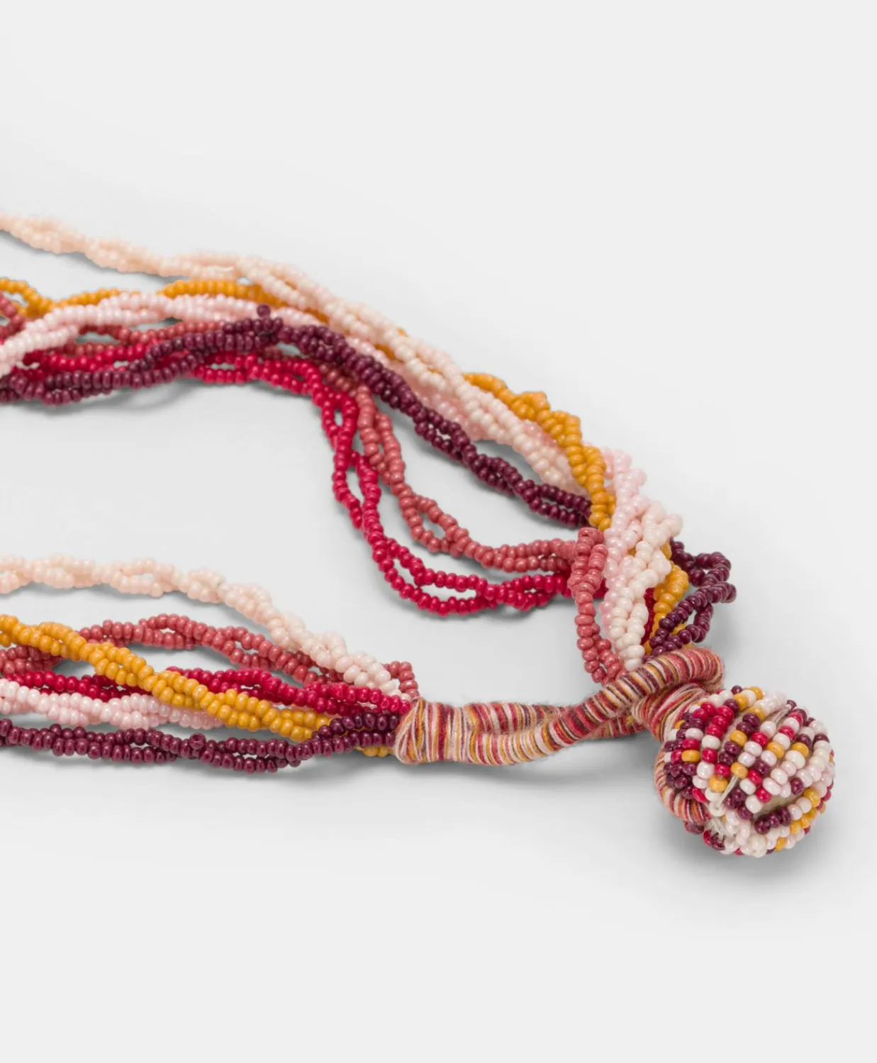 Donne Momonì Bijoux-Collana Rubiela Con Perline - Bruciato/Multicolor