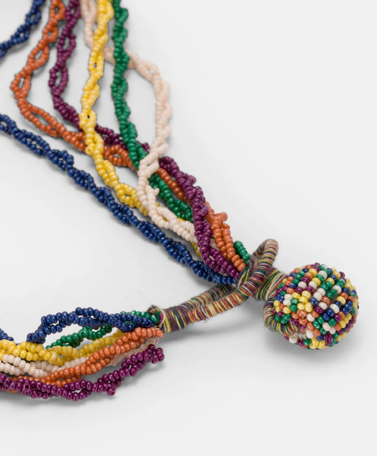Donne Momonì Bijoux-Collana Rubiela Con Perline - Verde/Multicolor