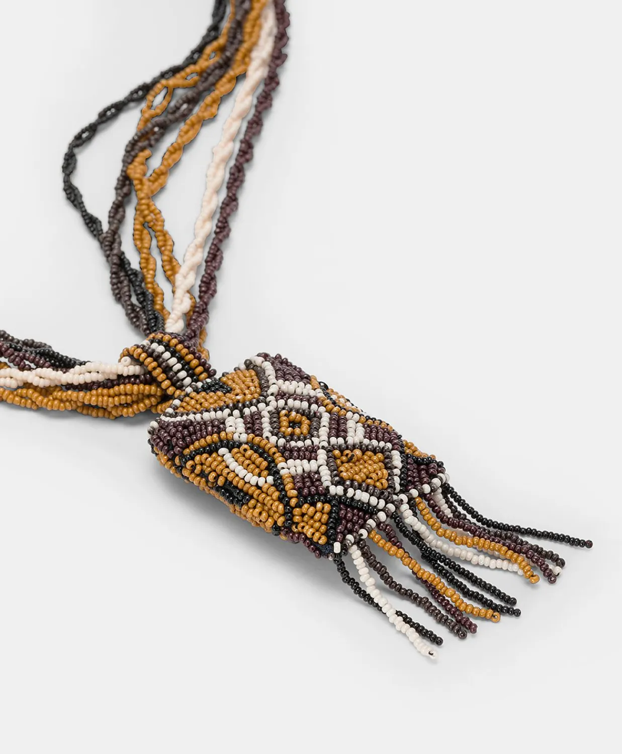 Donne Momonì Bijoux-Collana Vidrier Con Perline - Cacao Multicolor