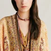 Donne Momonì Bijoux-Collana Vidrier Con Perline - Bruciato/Multicolor