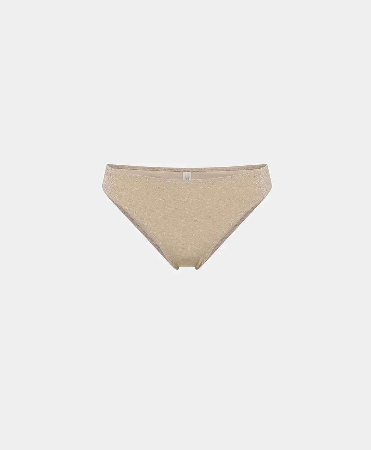 Donne Momonì Costumi Da Bagno-Costume Madi Slip In Jersey Lurex - Sabbia