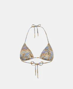 Donne Momonì Costumi Da Bagno-Costume Marine A Triangolo A Triangolo - Ceruleo Multicolor