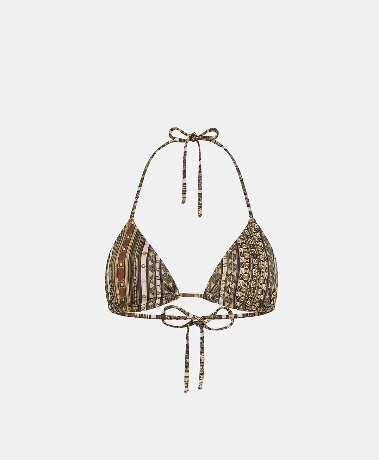 Donne Momonì Costumi Da Bagno-Costume Marine A Triangolo A Triangolo - Nero Multicolor