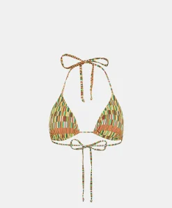 Donne Momonì Costumi Da Bagno-Costume Marine A Triangolo A Triangolo - Tabacco Multicolor