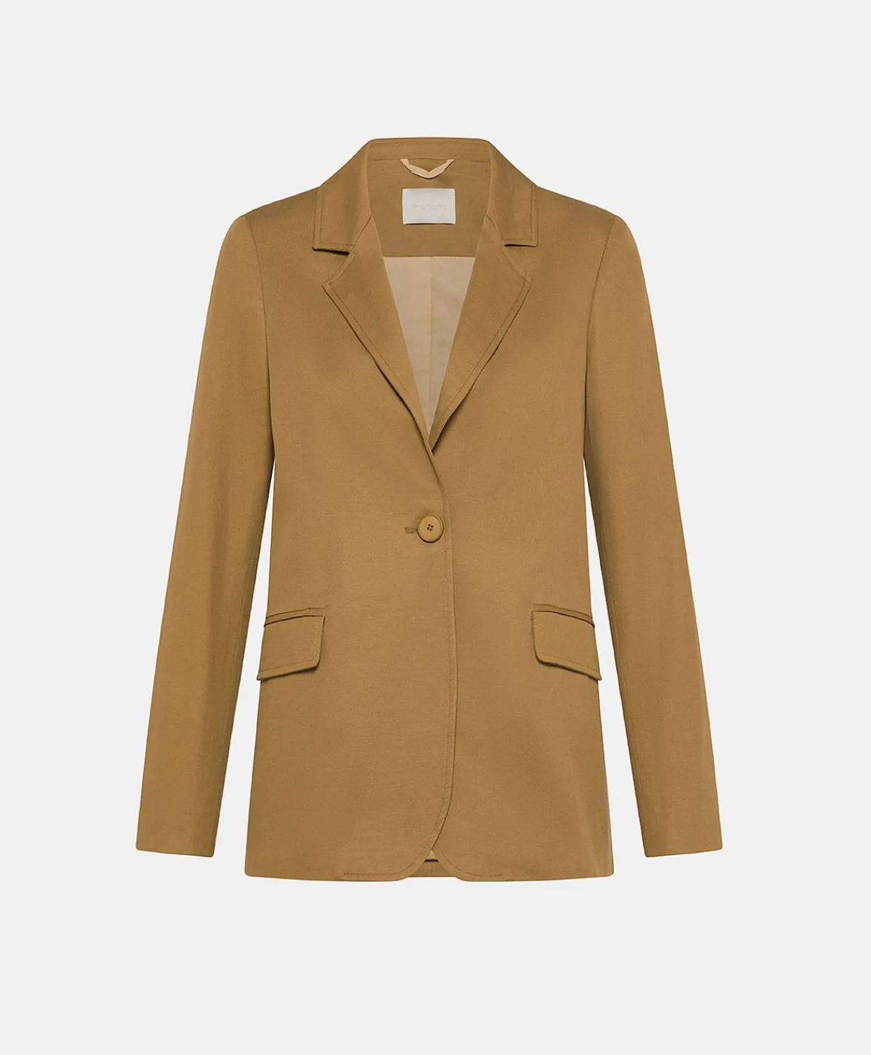 Donne Momonì Giacche-Giacca Futura In Gabardina - Caramello
