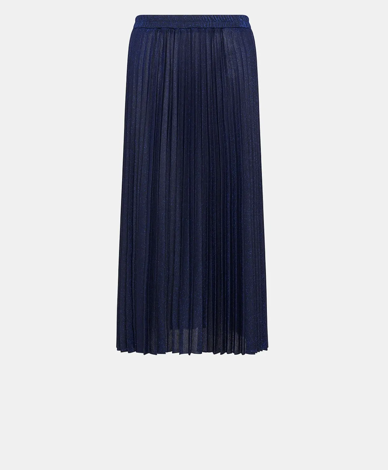 Donne Momonì Gonne-Gonna Emi In Jersey Lurex - Bluette