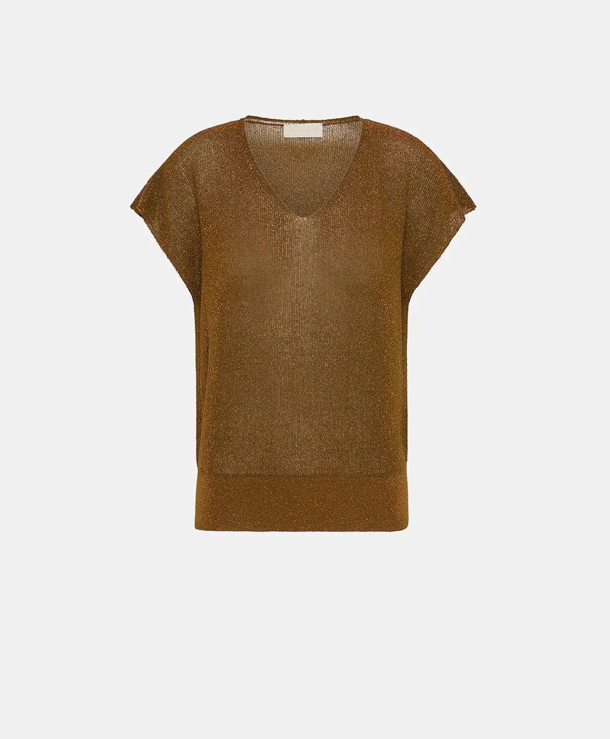 Donne Momonì Maglieria-Maglia Suzanna Perlata Lurex - Army