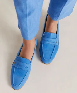 Donne Momonì Scarpe-Mocassini Moresca In Pelle - Bluette