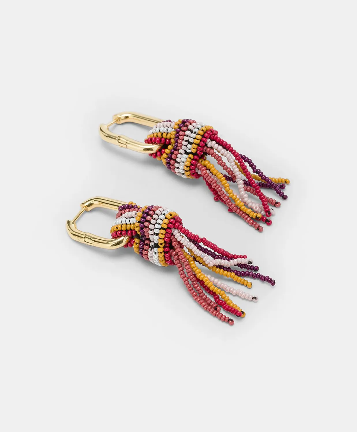 Donne Momonì Bijoux-Orecchini Zimmari Con Perline - Bruciato Multicolor
