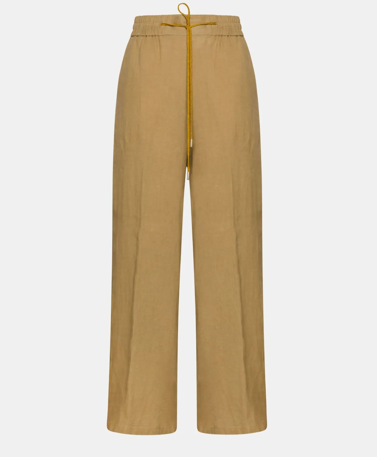 Donne Momonì Pantaloni E Shorts-Pantaloni Aliterru In Lino - Sabbia