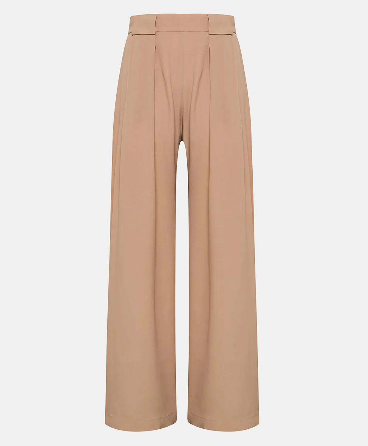 Donne Momonì Pantaloni E Shorts-Pantaloni Aspen In Acetato Seta - Nudo