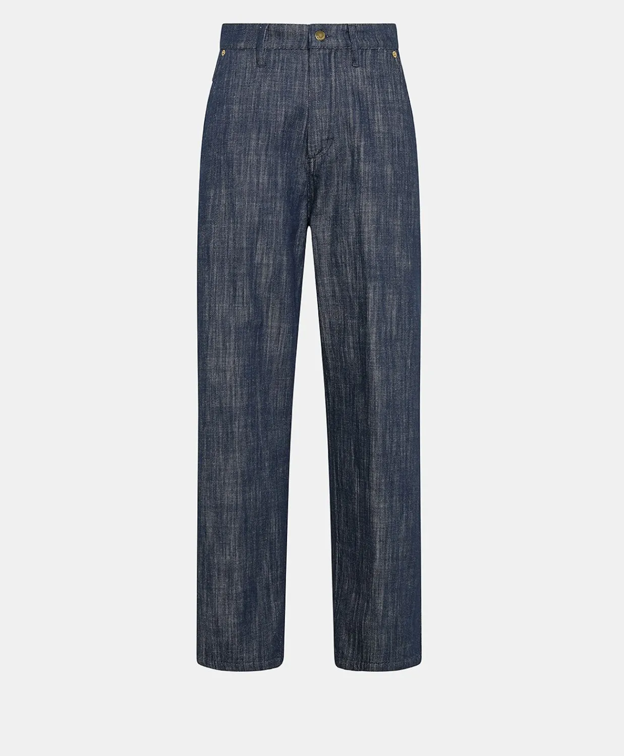 Donne Momonì Pantaloni E Shorts-Pantaloni Fucsia Bis In Denim - Blu Jeans