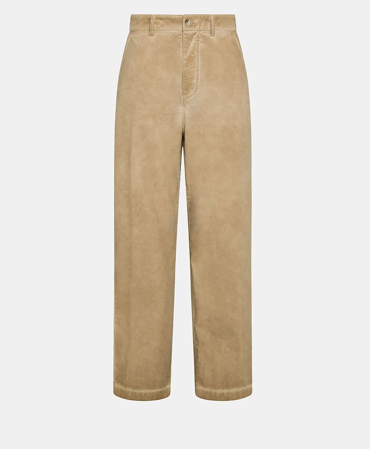Donne Momonì Completi E Talleur-Pantaloni Fucsia Bis In Gabardina - Sabbia