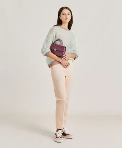 Donne Momonì Pantaloni E Shorts-Pantaloni Haiti In Gabardina - Bocciolo