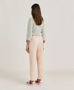 Donne Momonì Pantaloni E Shorts-Pantaloni Haiti In Gabardina - Bocciolo