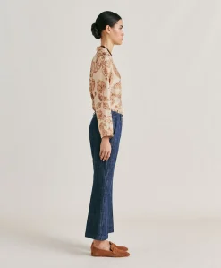 Donne Momonì Pantaloni E Shorts-Pantaloni Lora In Denim - Blu Jeans