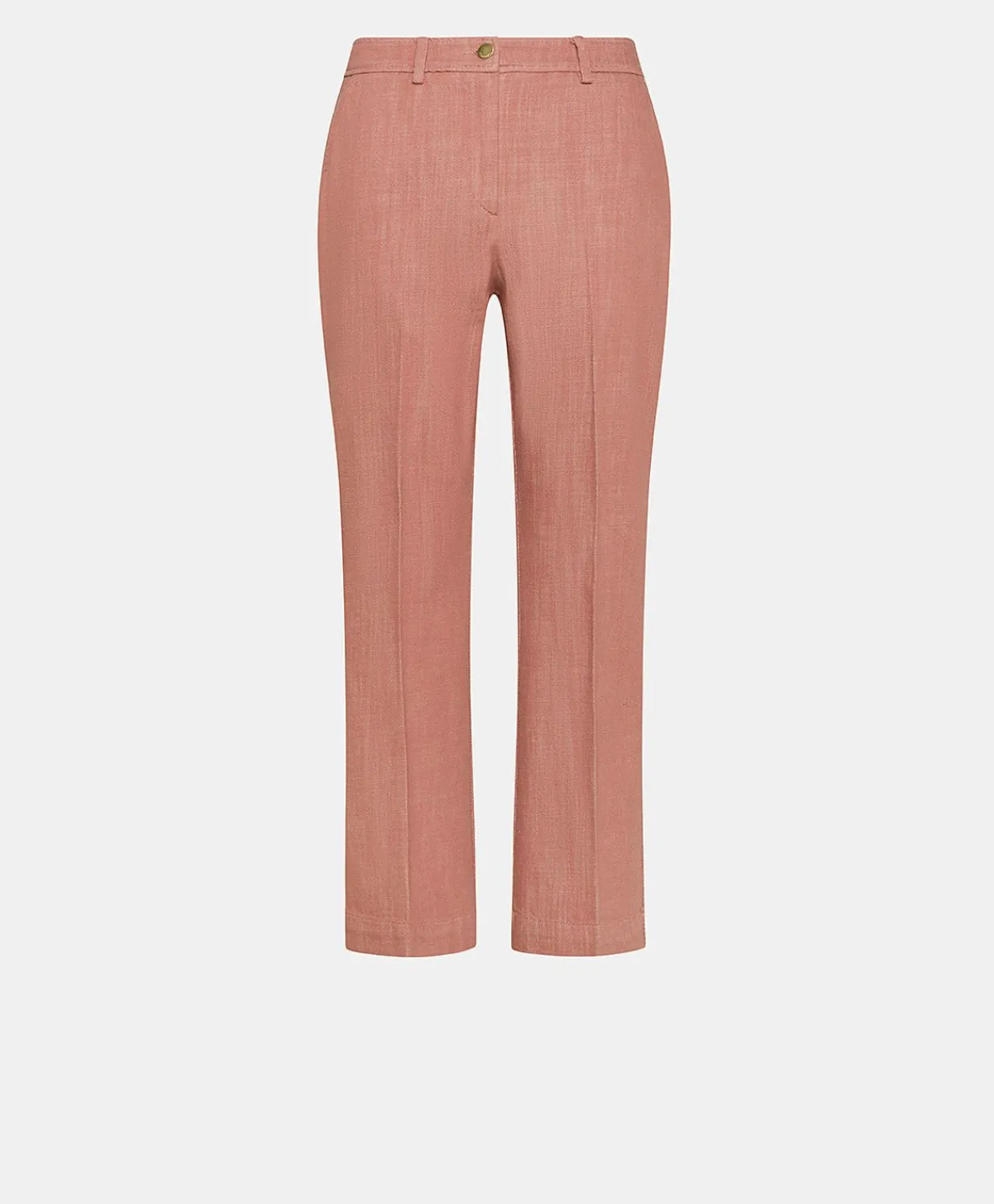 Donne Momonì Pantaloni E Shorts-Pantaloni Lora In Denim - Rosa Antico
