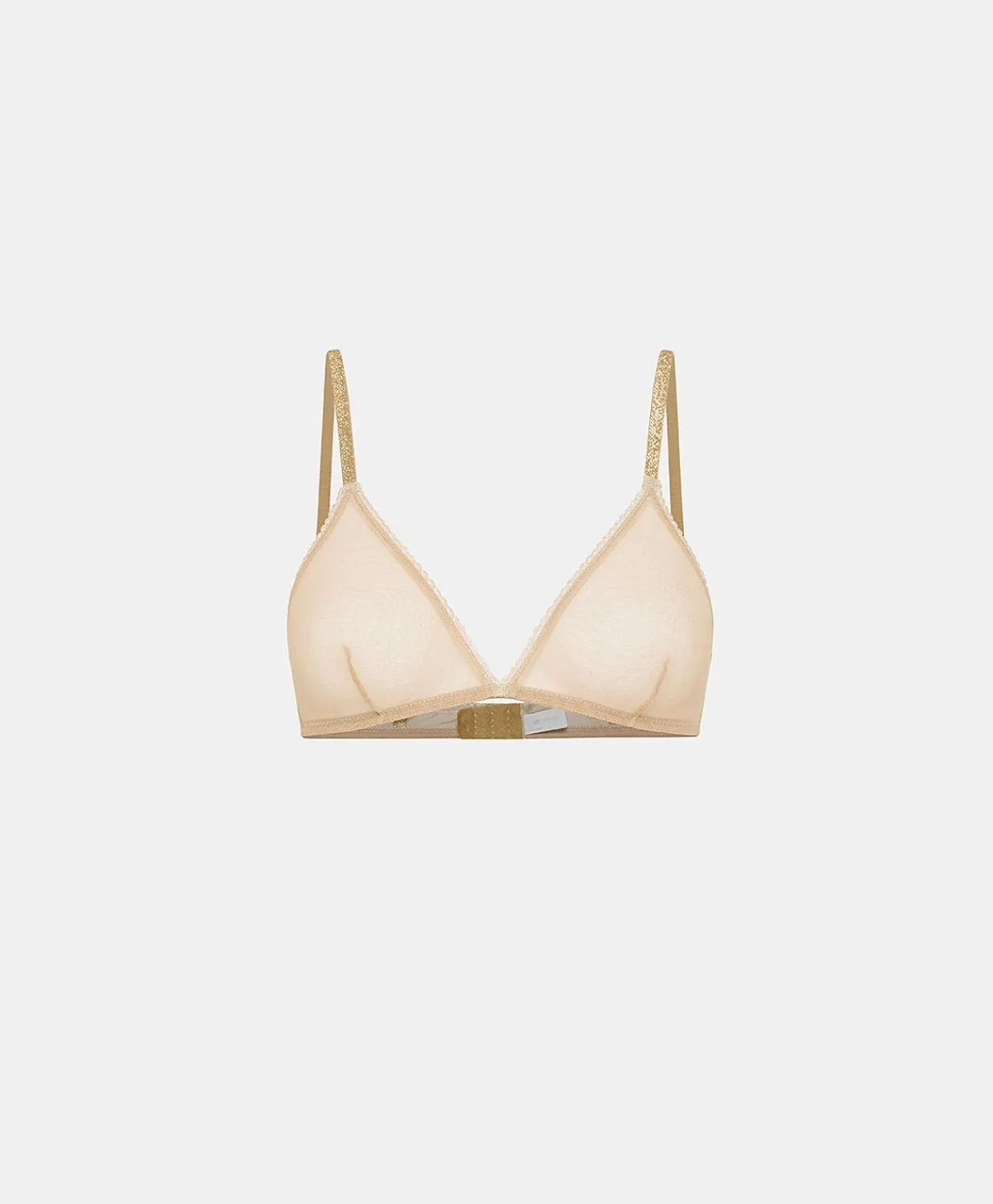 Donne Momonì Reggiseni-Reggiseno Amethist In Tulle - Carne