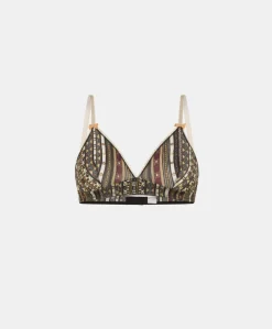 Donne Momonì Reggiseni-Reggiseno Tutu In Nylon Stampato - Nero Multicolor