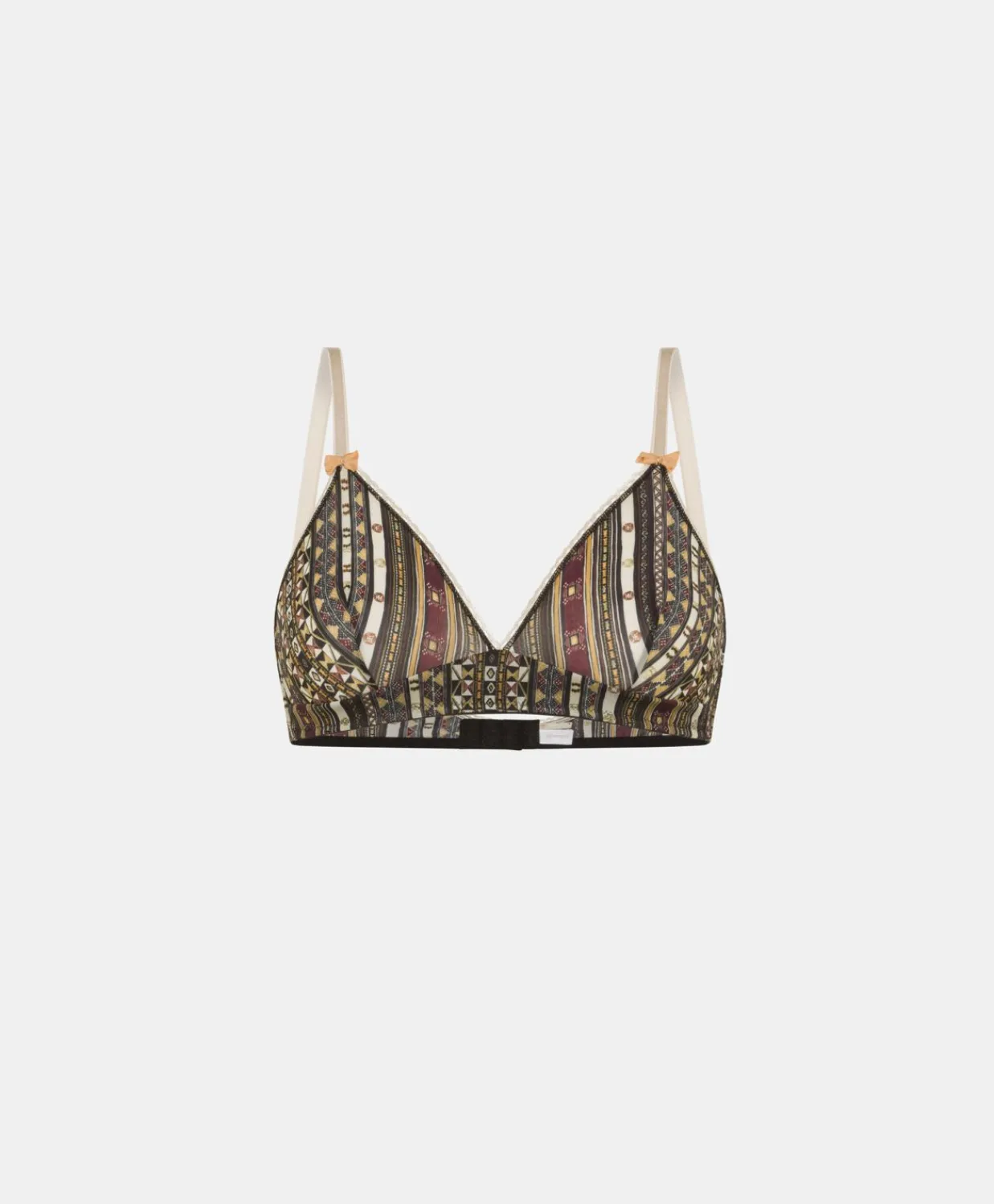 Donne Momonì Reggiseni-Reggiseno Tutu In Nylon Stampato - Nero Multicolor