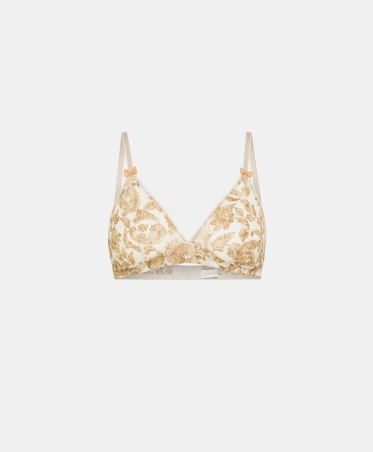 Donne Momonì Reggiseni-Reggiseno Tutu In Nylon Stampato - Panna / Multicolor