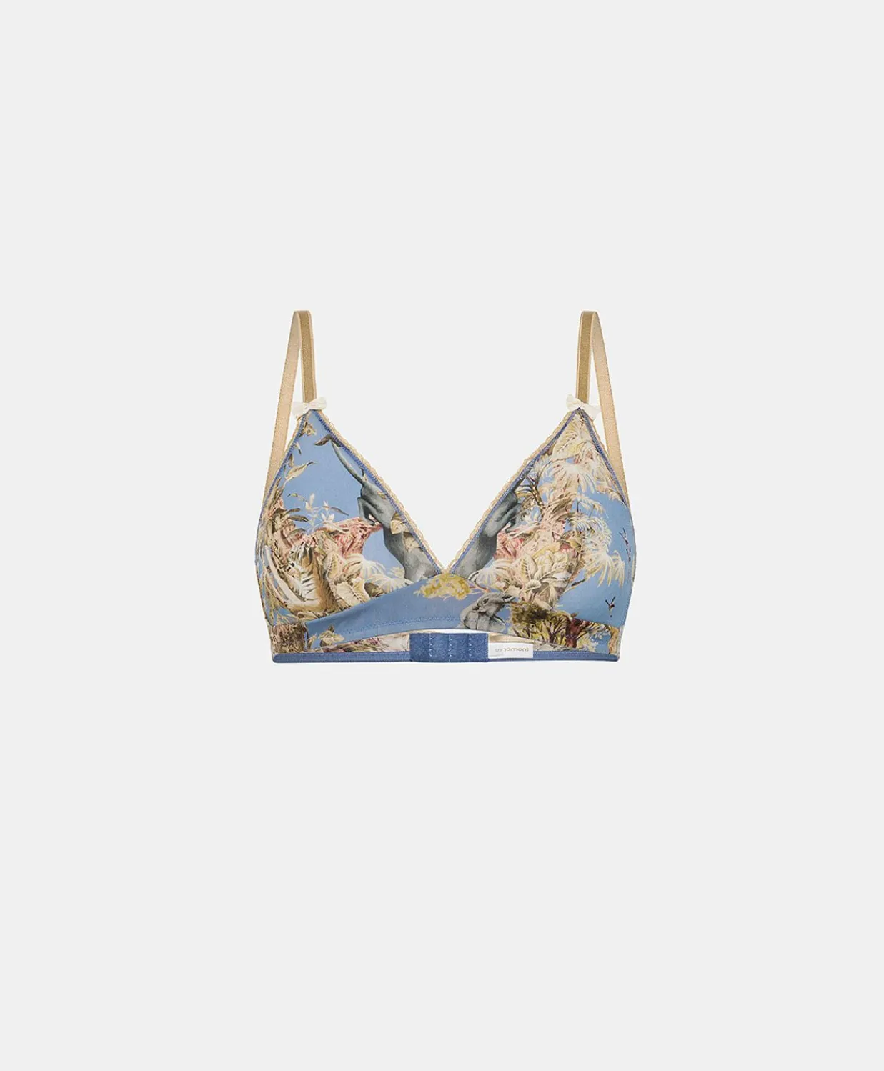 Donne Momonì Reggiseni-Reggiseno Tutu In Nylon Stampato - Ceruleo Multicolor