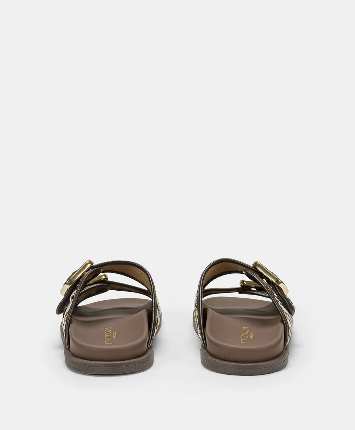 Donne Momonì Scarpe-Sandali Chamorro Con Intreccio - Marrone / Multicolor