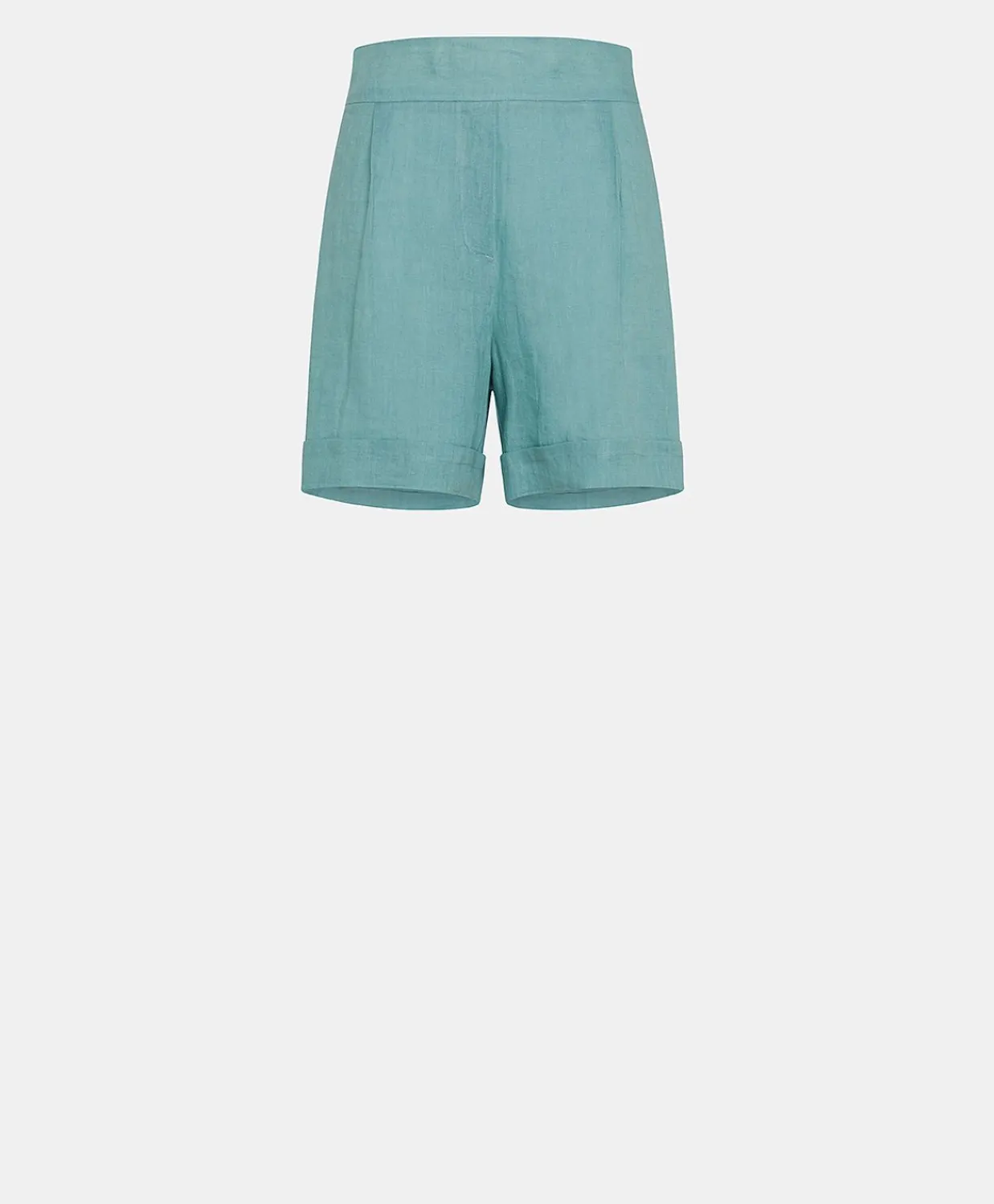 Donne Momonì Gonne-Short Manbru' In Lino - Ceruleo