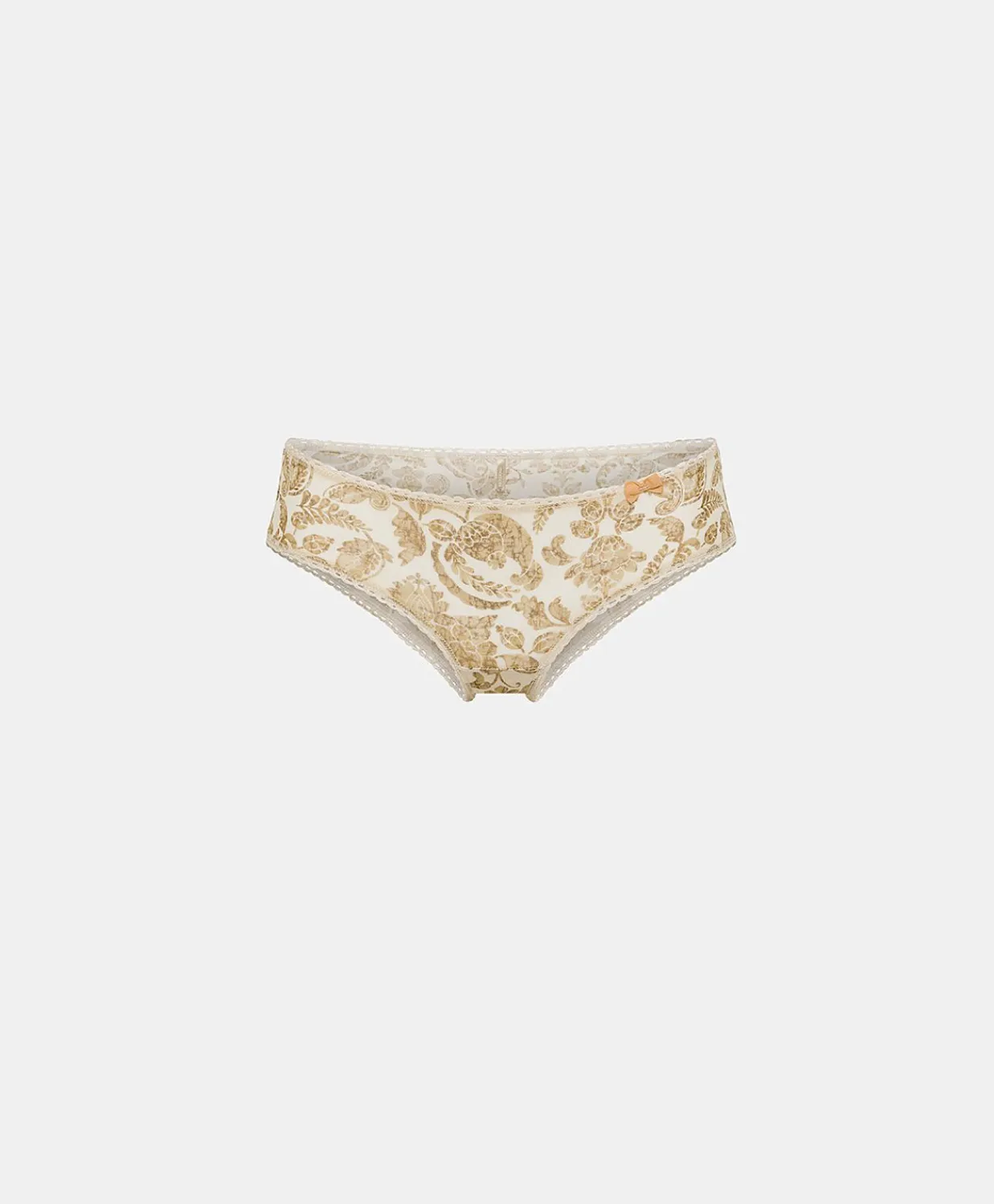 Donne Momonì Slip-Slip Amaca In Nylon Stampato - Panna / Multicolor