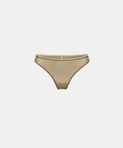 Donne Momonì Slip-Slip Arca In Tulle - Oliva