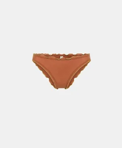 Donne Momonì Slip-Slip Vespa Con Voile Di Cotone - Coccio